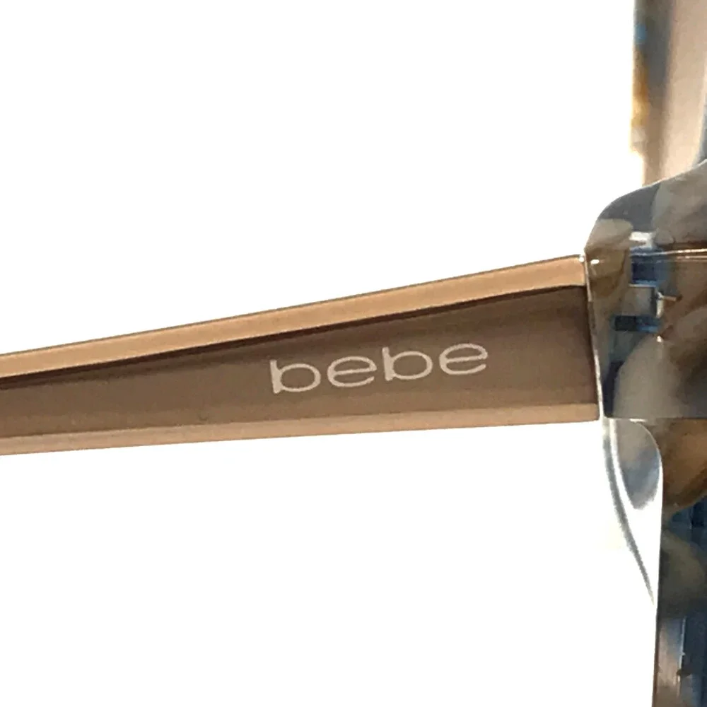 Bebe Sunglasses BB7205 200 TOPAZ Blue Brown Tortoise with Brown Gradient Lenses